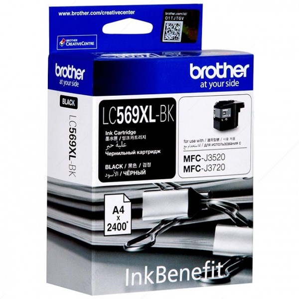 Brother LC569XL-BK High Yield Ink Cartridge - Black